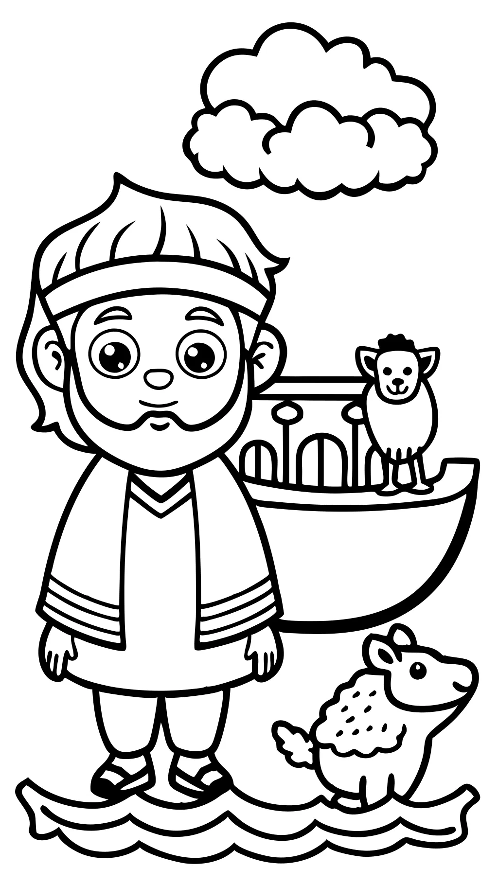 coloriages bibliques pour les enfants